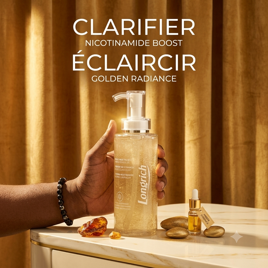 gel douche longrich Éclaircissant hydratant