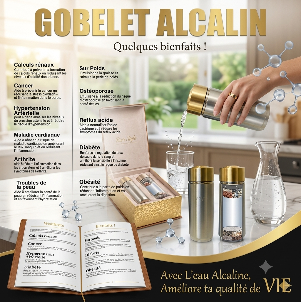 gobelet alcalin longrich