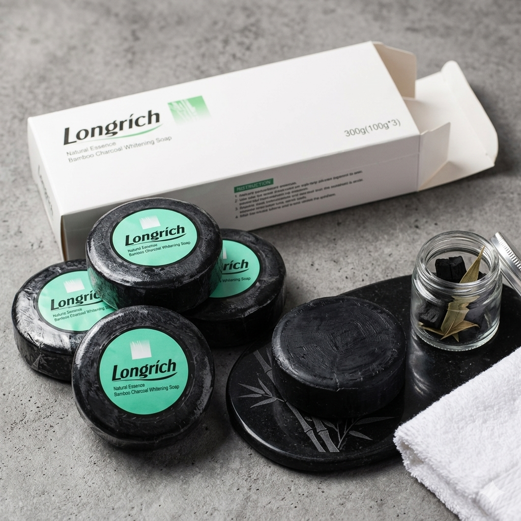 savon au charbon de bambou longrich