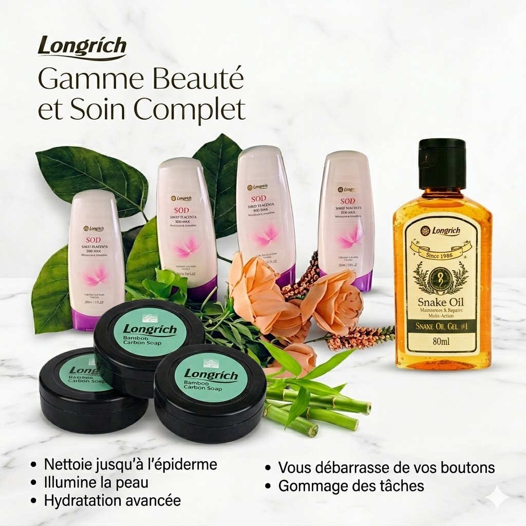 ma routine soin du soir avec les produits longrich